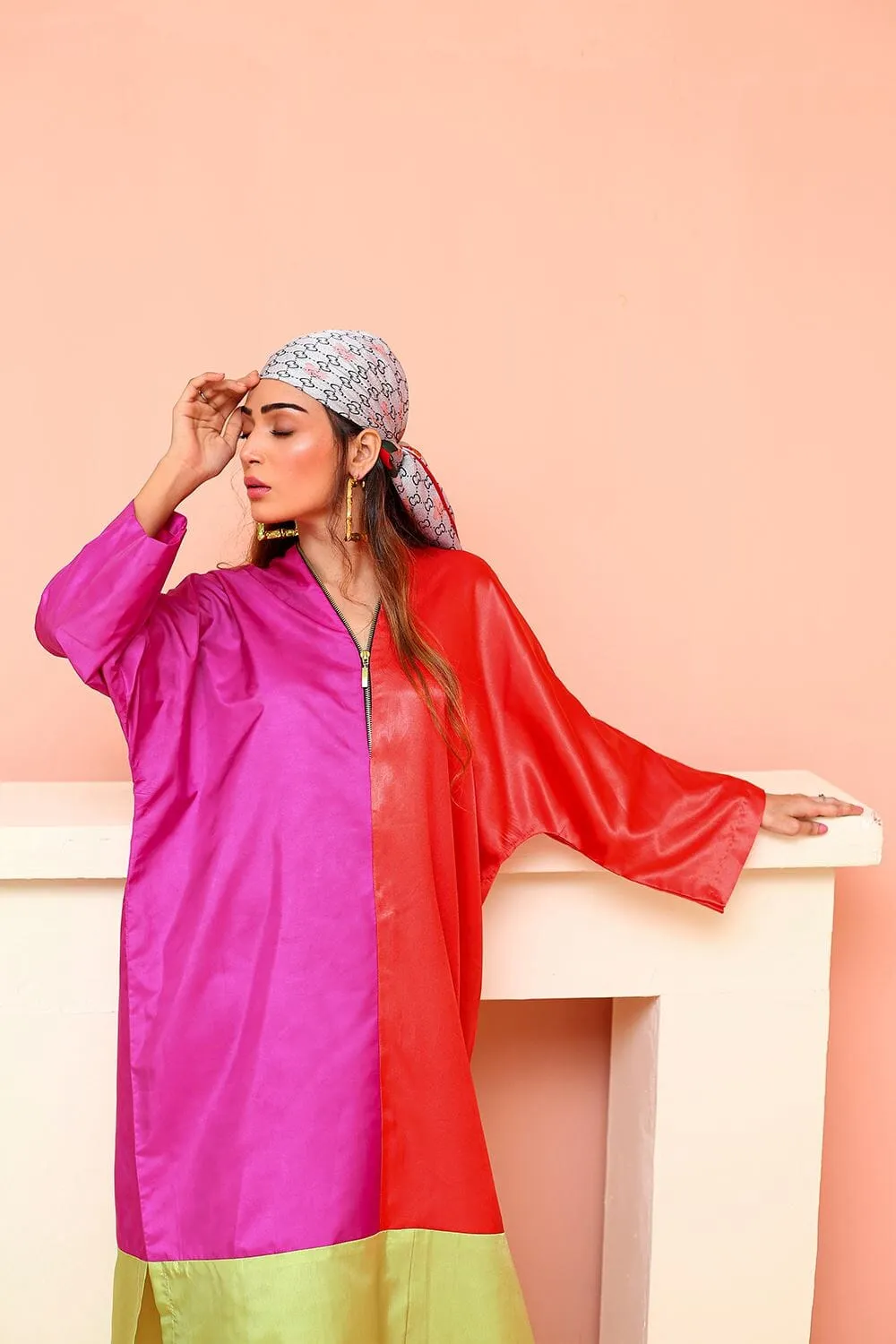 Stitched Silk Shirt DRC-015